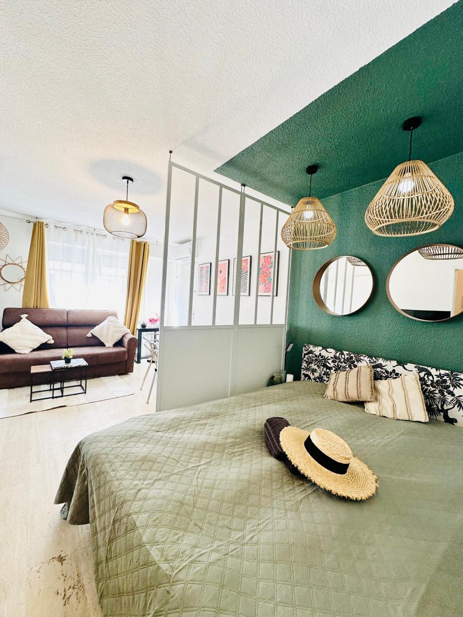 Studio T1- 2 Min Des Plages - Golf-Juan - Clim&Wifi Vallauris Eksteriør bilde