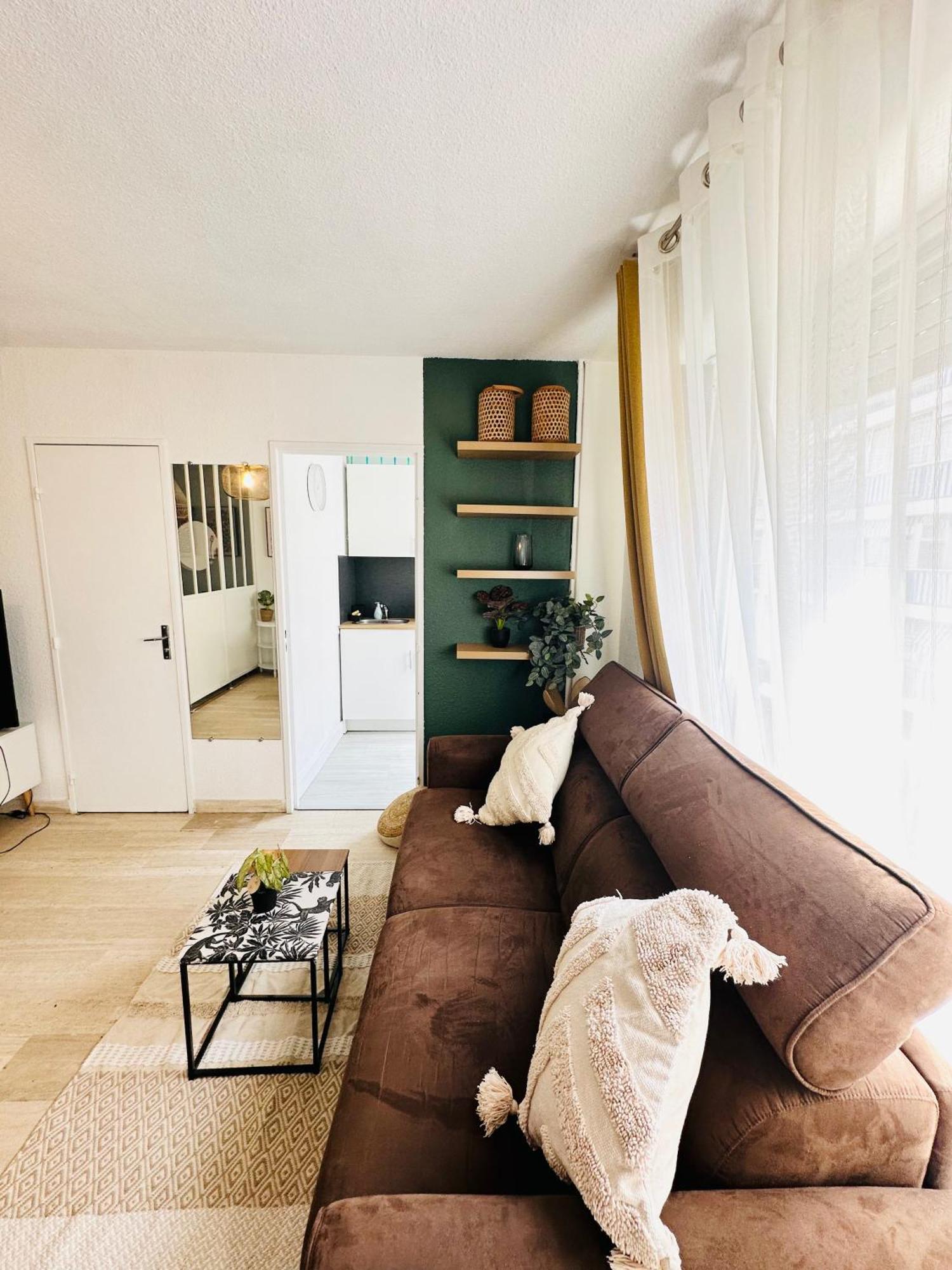 Studio T1- 2 Min Des Plages - Golf-Juan - Clim&Wifi Vallauris Eksteriør bilde